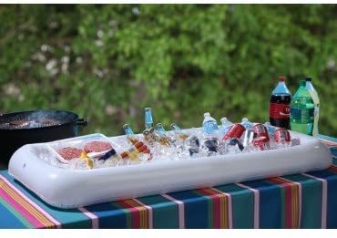 KooLuLu AC-2010 Cool Inflatable Salad/Serving Bar, White