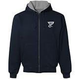 Reebok St. Louis Blues Craftsman Thermal Lined Hooded Sweatshirt