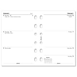Filofax 2011 Pocket Week on Two Pages Diary Refill Insert W81xH120mm Ref 6822111