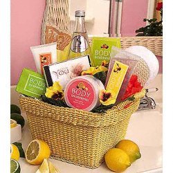 Citrus Spa Gift Basket by GiftBaskets.com