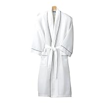 Towels Plus By Anvil - Waffle Robe With Contrast Piping