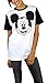 Disney Womens Mickey Mouse Varsity Football Tee