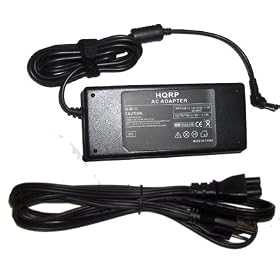 HQRP Replacement AC Adapter for 19V 2.5MM LITEON GATEWAY ACER TOSHIBA PA3468U-1ACA PA3396U-1ACA PA-1650-01 M30X M35X M45 (90W)