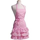 Flirty Aprons Women's Marilyn, Strawberry Shortcake