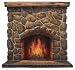 Fireplace Peel & Stick Wall Mural