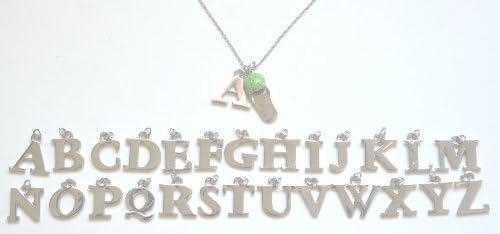 Tennis Flip Flop Necklace | Initial Letter | H