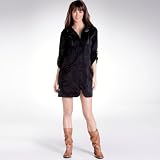 Parka with detachable hood and stand-up collar