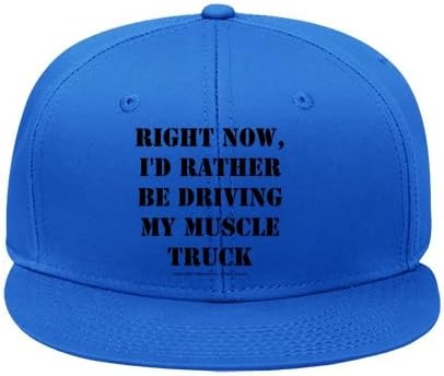 Adjustable Rightmuscletrucktransblk Blue Cotton Hip Hop Cap Snapback Hat Sport Snapback Male/female