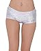 iHeartRaves Silver Hologram Rave Booty Shorts (Small)