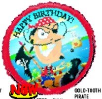 Foil Balloon 18" - Happy Birthday Pirate