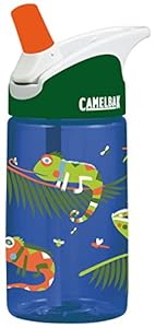 CamelBak Kids Eddy Water Bottle, 0.4 L, Iguanas