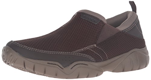 crocs Men's Swiftwater Mesh Moc Flat