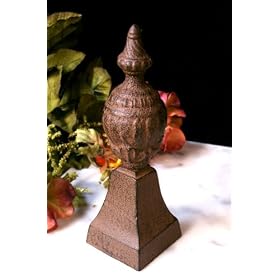 Rust Cast Iron Finial