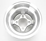 AMS Machined Cast Aluminum Rear Wheel - 10x8, 4/115, 3+5 , Material: Aluminum 0021080C-MACH