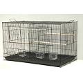 Top K�fig f. Sittiche Vogelk�fig + Trennwand 77x46x46cm