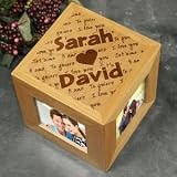 Engraved I Love You Photo Cube