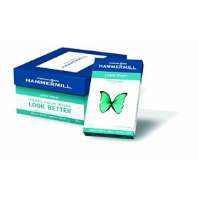 Hammermill Laser Print Paper, 98 Brightness, 8.5 x 14 Inches, Legal Size, 24 lb, 500 Sheets (104612)