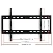 VideoSecu Flat Panel Screen Display Bracket Wall Arm Mount Fits Extra Large Plasma LCD TV LG 42" 42LB5D 47" 47LC7DF VESA 800X400 MF801B 1QK