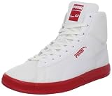 Puma Bolt Lite Mid Lace-Up Fashion Sneaker,White/Ribbon Red,5 US/6.5 D US