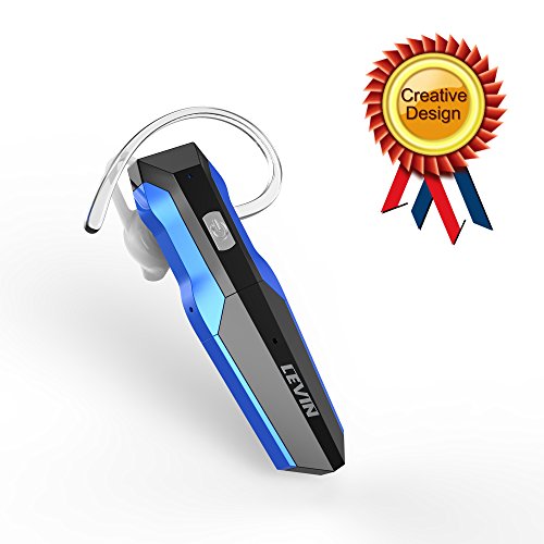 Bluetooth Headset, Levin IronMan Limited Edition V4.1 Bluetooth Stereo Headset - Compatible with iPhone, Android, and Other Leading Smartphones - Black ( G8 )