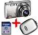 Bundle: Fuji F70 Digital Camera +4GB + Hard Case (Finepix F70EXR 10MP, 10xOptical Zoom, 2.7