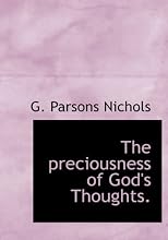 The preciousness of God's Thoughts.