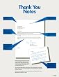 Thank You Notes Laminiertes Poster Print, 44x56