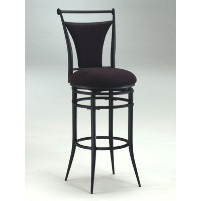 Cierra Swivel Counter Stool Black