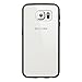 LUVVITT Galaxy S6 Case, [Clearview] Hybrid Scratch Resistant Back Cover with Shock Absorbing Bumper for Samsung Galaxy S6 - Clear/Black