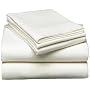 Pinzon 160-Gram Solid Flannel Queen Sheet Set, Cream