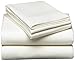 Amazon Brand – Pinzon Lightweight Cotton Flannel Sheet Set - Twin, Cream