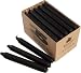 Candles Dinner Candles Black Box of 12