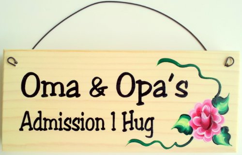 Oma and Opa's Admission 1 Hug flower decoration
