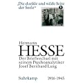 Die dunkle und wilde Seite der Seele. Briefwechsel mit seinem Psychoanalytiker Josef Bernhard Lang. 1916-1944.