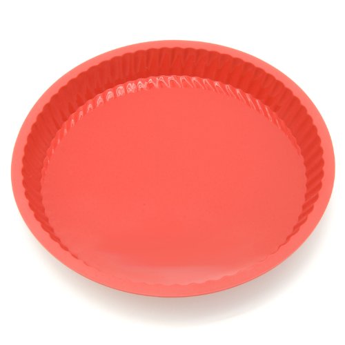 Freshware Silicone Bakeware 10″ Fluted Pie Pan