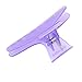 Anself 12pcs Plastic Colorful Transparent Hairdressing Tool Butterfly Hair Claw Salon Section Clip Clamps