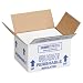 Polar Tech 201C Thermo Chill Insulated Overnite Carton with Foam Shipper, Small, 6" Length x 4-1/2" Width x 3" Depth (Case of 4)
