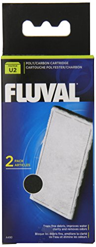 Hagen 12-Pack Fluval U2 Poly/Carbon Cartridge Aquarium Water Filter