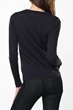 Ralph Lauren Womens Navy Long-Sleeve T-Shirt In Small