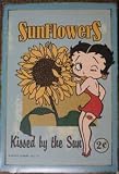 Betty Boop Antique Garden Sunflower Tin Sign