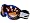 XSG1 Blue Black Frame Orange Lens