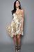 Free People The Crinkle Racer Tank Dress in Yellow,Dresses for Women