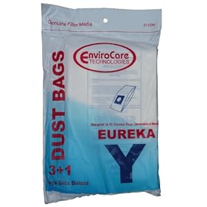 9 Eureka Electrolux Allergy Type Y Vacuum Bags + 3 Filter Boss Commercial Upright Excalibur Vacuum Cleaners 58183 58183A E58183 49050 58183A-6 58183A-g3 6400 6000 G400 C6446D