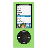 GTMax Green Rubberized Snap on Crystal Cover Case for Apple iPod nano 16GB 8GB 5th 5G Generation NEWEST MODEL