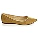 Bellamarie Angie-28 Women's Classic Pointy Toe Ballet Flat Shoes