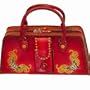 Uniquely Butterfly Design Leather Handbag W/cell Phone Holder