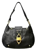 Salvatore Ferragamo Black Leather Shoulder Bag 21-7302
