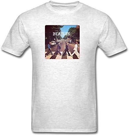 RichardPope Beatles Abbey Road Licensed Graphic T-Shirt Shirt Gray Large