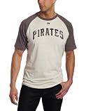 MLB Pittsburgh Pirates Roberto Clemente Legacy of Champions Short Sleeve Crew Neck Overdyed Ringer Tee Men's