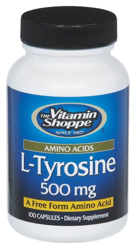 Vitamin Shoppe - L-Tyrosine, 500 mg, 100 capsules